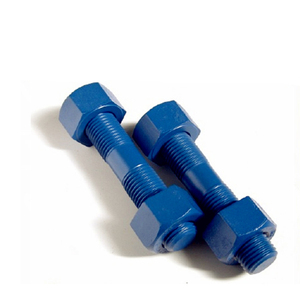 API 20e iplik çubuk <span class=keywords><strong>Xylan</strong></span> floropolimer kaplama B7 L7 1 "-8un Pitch saplama cıvata ve somun - Product Image 3