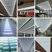Module LED 100 blocs 220V pour boîte à lumière de plafond à réflexion diffuse, film doux, 4W, 3000K-10000K, angle de vision 178°, 90°