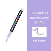 Marqueur acrylique Guangna GN-8101 à pointe souple liquide directe, conception sans pression, imperméable, pour le dessin et le graffiti des étudiants