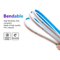 Bande Lumineuse LED Flexible 1.8m pour Capot de Voiture 12V Blanc Feux de Jour Nouveauté Lampe d'Ambiance Universelle Auto Décoration