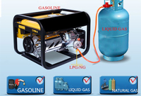 Carburateur manuel double carburant FCT GX160/168F GPL, carburateur double carburant pour pièces de motos