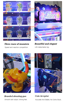 Machine à lancer des balles pour enfants, jeu de tir à monnayeur pour enfants, pour salles d'arcade, centres de divertissement familial et centres commerciaux