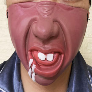 Máscara <span class=keywords><strong>de</strong></span> Látex <span class=keywords><strong>de</strong></span> Terror para Juegos <span class=keywords><strong>de</strong></span> <span class=keywords><strong>Rol</strong></span>, Máscara Facial Completa, Accesorios <span class=keywords><strong>de</strong></span> Protección para Escenas <span class=keywords><strong>de</strong></span> <span class=keywords><strong>Juego</strong></span> Realistas, para Halloween, Navidad, Calavera, Campo <span class=keywords><strong>de</strong></span> Batalla, Esqueleto - Product Image 6