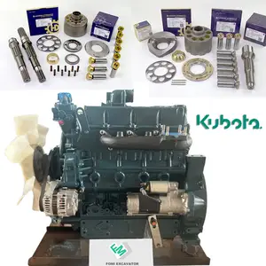 FOMI Feito No Japão D1105-T Kubota 4 Cilindro Diesel D1105 Motor 24.1KW 3000RPM Para Escavadeira Parst