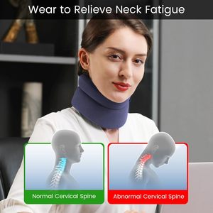 Collarín Cervical Suave, Soporte <span class=keywords><strong>para</strong></span> el Dolor <span class=keywords><strong>de</strong></span> Cuello, Ayuda Anti-ronquidos <span class=keywords><strong>para</strong></span> <span class=keywords><strong>Dormir</strong></span> en Posición Vertical, <span class=keywords><strong>para</strong></span> Hombres y Mujeres - Product Image 2