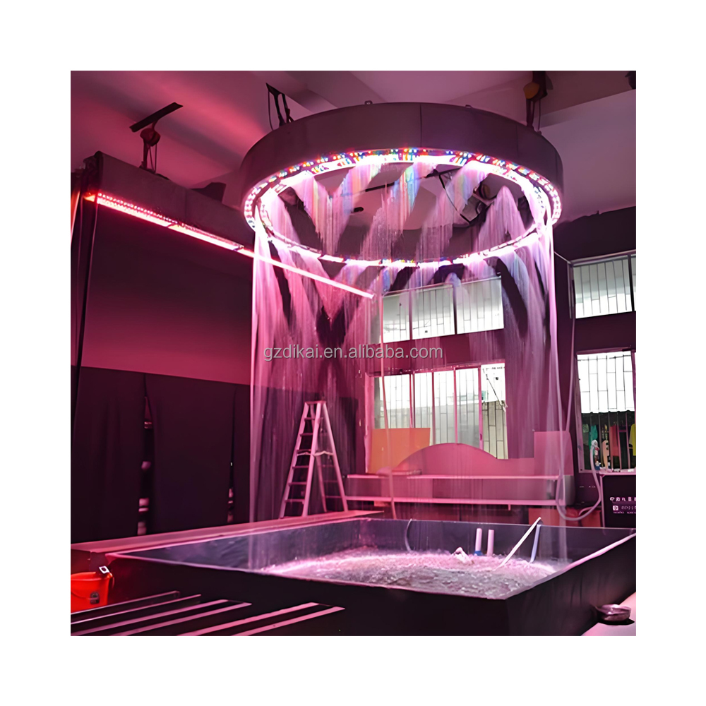 Digital Water Curtain Customized Light Fountain Outdoor Decoration Rain Curtain Fountain Artificial Waterfall Dancing Fountain