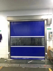 <span class=keywords><strong>Rideau</strong></span> isolé personnalisé en PVC <span class=keywords><strong>Porte</strong></span> rapide à enroulement rapide pour ateliers Pliable Design chinois Surface finie coupe-vent - Product Image 3