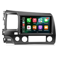 Autoradio Android 2 Din 8 cœurs 2+32 Go avec processeur de signal numérique FM pour Honda Civic 2006-2011