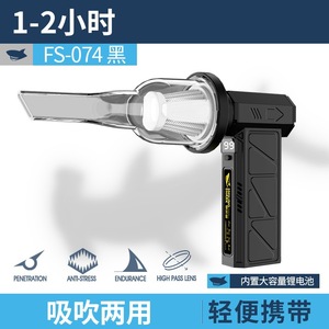 Ventilador de Mano Multifuncional Smiling Shark con Aspiradora, 160W, Control de Velocidad Continuo, Carga USB - Product Image 4