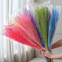 Vente en gros usine de fleurs naturelles préservées à cent tiges pour la décoration intérieure, les mariages et les arrangements de bouquets