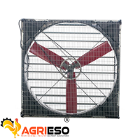 Ventilateur d'extraction pour élevage industriel de poulets, type push-pull, équipement de ventilation avec moteur Siemens