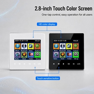 <strong>Background</strong> Music Host 86 Type in Wall Amplifier Panel Doorbell Trigger TF USB AUX Playback IR Remote - Product Image 3
