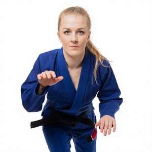 Jiu Jitsu Gi en coton blanc ultra doux pour femmes, vêtements d'arts martiaux de karaté sur mesure pour les matchs de club d'entraînement des filles, Kimono BJJ - Product Image 1