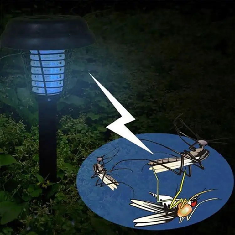 Hot Sale Solar Mosquito Zapper Outdoor Lawn Garden Solar Mosquito Killer Lamp
