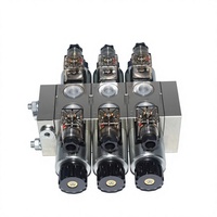Vanne modulaire proportionnelle à quatre voies HUANUO PVG32, détection de charge, DC12V-24V/AC220V, pression 350 bars, débit 30 GPM, garantie 1 an