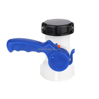 Robinet papillon Tonjet en plastique DN50 S60x6 pour réservoir IBC, vanne de contrôle d'eau de 2 pouces, robinet de remplacement pour conteneur IBC de 1000L