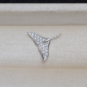 Accesorio de Plata S925 Hecho a Mano con Forma de Cola de Pez, Estilo Barroco, Versátil, para DIY, Soporte Hueco para Cuentas, 4012, Bañado en Oro - Product Image 4