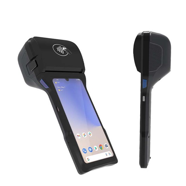 6INCH Handheld Android Pos 80mm Receipt Label Printer Android 12.0  Mobile Pos Machine All in One Android Pos System Z933