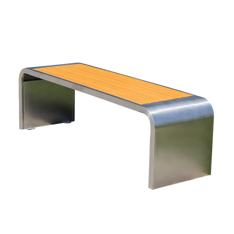 Hot sale durable stainless steel outdoor sitting bench