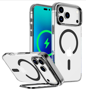 Custodia Magnetica <span class=keywords><strong>Arancione</strong></span> con Supporto per Obiettivo per <span class=keywords><strong>iPhone</strong></span> 17 Pro, Custodia Antiurto in PC per <span class=keywords><strong>iPhone</strong></span> 15 Pro Max - Product Image 2