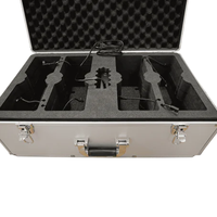 Étui de transport professionnel en aluminium, boîte personnalisée pour casque VR en aluminium avec insert en mousse, étui de rangement rigide pour Meta Quest / HTC Vive