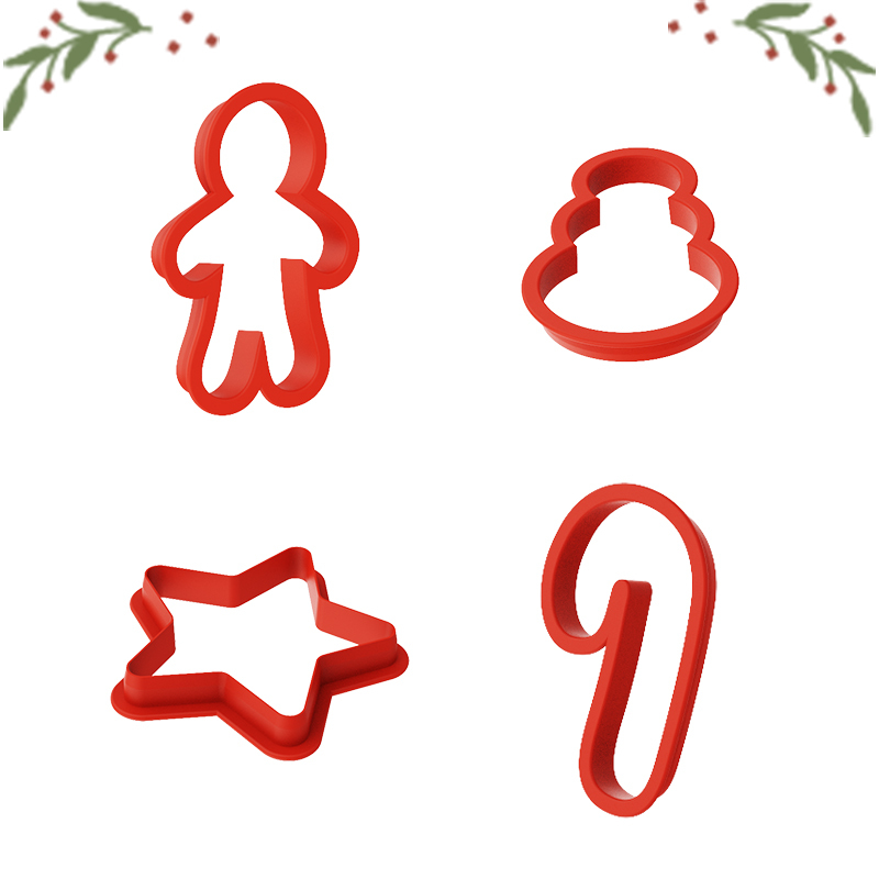 Emporte-Pièces Noël, 8 Pièce Moule Cookie Pâtisserie ( Motifs Avec Emporte-Pièces Noël, 8 Pièce Moule Cookie Pâtisserie ( Motifs Avec