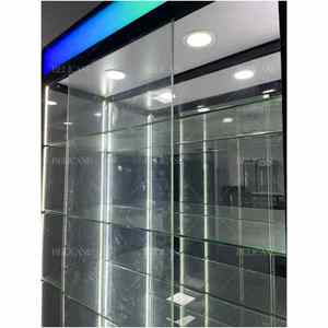 Custom gioiello vetrina vetrina vetrina su misura strato di vendita al dettaglio tabaccheria con luce a strisce led luce - Product Image 5