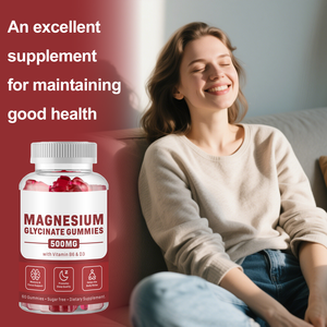 Gummies de glycinate de <span class=keywords><strong>magnésium</strong></span> 600MG pour le sommeil, la détente et le soutien, 60MG <span class=keywords><strong>Mag</strong></span>, haute absorption, pour femmes, hommes et toute la famille - Product Image 6