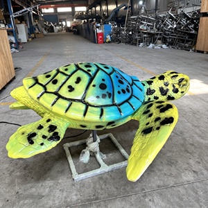 Modèle de <span class=keywords><strong>tortue</strong></span> marine animatronique grandeur nature, animal marin mécanique interactif avec détection infrarouge <span class=keywords><strong>pour</strong></span> aquarium - Product Image 5