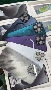 เคสโทรศัพท์สุดหรูใหม่สำหรับ iPhone 15 Pro Max มาพร้อมกับฟิล์มเลนส์คริสตัล AG เคสโทรศัพท์แม่เหล็กที่แข็งแกร่งรวมทุกอย่าง - Product Image 4