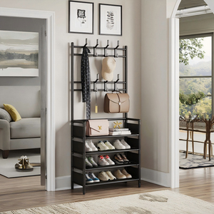 Five Layers 80cm Coat <strong>Rack</strong> Bedroom Dormitory <strong>Clothes</strong> Hanger Household Assembly Bag Storage <strong>Rack</strong> Simple Floor <strong>Shoe</strong> <strong>Rack</strong> - Product Image 2