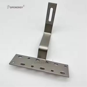 Support de montage de panneau solaire, <span class=keywords><strong>crochet</strong></span> de toit, sans perçage/soudure, installation facile, acier inoxydable de haute qualité pour toits en tuiles/acier - Product Image 4