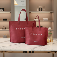 Sacs en non-tissé recyclables avec fermeture éclair, taille personnalisée, logo imprimé en sérigraphie, prix d'usine, largeur du fond pour vêtements, boîtes à chaussures, cadeaux