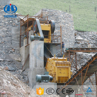 Trituradora de Mandíbulas de Doble Rodillo 220*350 con PLC y Motor AC de Alta Eficiencia, Equipo de Minería con Capacidad de 15-650 TPH, Origen China