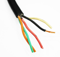 Cable multinúcleo 2 3 4 5 Cable de núcleo SOOW SJOW SJOOW SOW Cable eléctrico 18 16 14 12 10 Awg Cable flexible de goma de Pvc