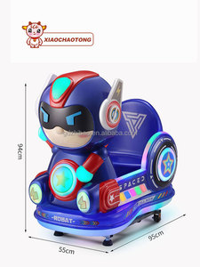 Kualitas tinggi Kiddie Ride peralatan mainan pendorong koin anak-anak mesin permainan ayunan mobil untuk hiburan anak-anak taman dan anak-anak - Product Image 4