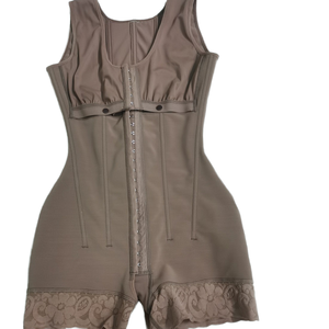 Combinaison amincissante post-opératoire pour femme, jersey à compression élevée, <span class=keywords><strong>ventre</strong></span> <span class=keywords><strong>plat</strong></span>, logo personnalisable, vêtement de mise en forme du corps - Product Image 3