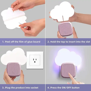 Attrape-mouches électrique intérieur intelligent enfichable-Pièges collants à haute efficacité pour les mites et les mouches à fruits House Gnat Killer - Product Image 5