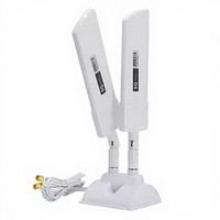 Antenne de station de base WiFi externe omnidirectionnelle 2*2 5G 4G LTE 3G GSM avec base magnétique TS9 mâle, double bande, gain 42dBi, pour routeur CPE Pro