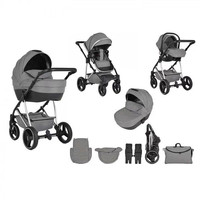 Poussette pour nouveau-né, système de voyage 4 en 1, pliable, landau