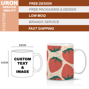 Regalos Prensa de calor Imprimir espacios en blanco DIY Tazas de café personalizadas Tazas de cerámica de sublimación con logotipo para café Té <span class=keywords><strong>Latte</strong></span> Cacao caliente - Product Image 2