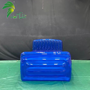 Cama de piscina inflable azul claro, sofá cama inflable personalizado, cama de piscina inflable colchón de cama inflable - Product Image 2