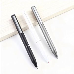 Personalized High End Black White Custom Logo Gift Metal Business Ball <b>Pens</b> Writing Smoothly Metallic Texture Gel <b>Pen</b> - Product Image 1
