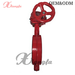Valvola a <span class=keywords><strong>Farfalla</strong></span> XiangFa con Segnale di Stato DN150 in Ghisa Sferoidale PN16 Azionata a Ingranaggi per Antincendio con Feedback Flessibile - Product Image 3