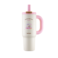 Fantastique Tasse de Voyage Isotherme en Acier Inoxydable à Double Paroi de 900 ml avec Poignée, Couvercle et Infuseur à Thé – Maintien Thermique 6-12 Heures