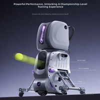 Robot de tennis IA : Machine automatique de lancer de balles de tennis – Appareil d'entraînement durable pour débutants, idéal pour l'entraînement individuel