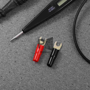 Conectores chapados en oro Y <span class=keywords><strong>U</strong></span> Spade Banana Kit de adaptador de terminal de altavoz de horquilla sin soldadura para transmisión de señal alta de Audio para el hogar del coche - Product Image 4