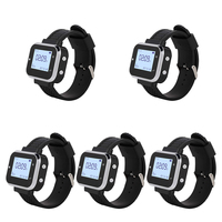 Système de files d'attente sans fil pour les clients, gestion file d'attente, 4 récepteurs de montres + 20 boutons d'appel, gestion de files d'attente, pour restaurant ou café, clinique
