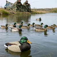 Leurre de canard flottant de 13 pouces, mâle ou femelle, écologique et durable pour la chasse, le tir et l'observation des oiseaux aquatiques