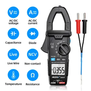 Ac Clamp Meter AC DC Current 600A True RMS Auto NCV Digital Multimeter Clamp Meter Auto Range Ammeter Clamp 6000 Counts Clamp Meter